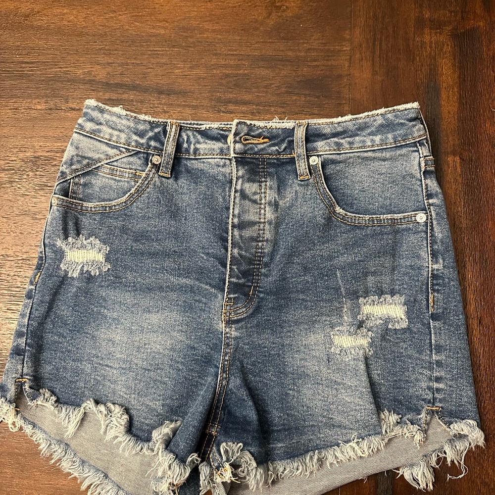 Free People Curvy Denim Shorts